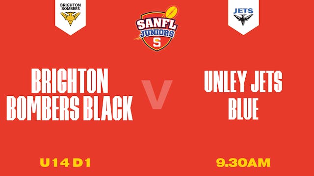U14 D1 | Brighton Bombers v Unley Jets 2025