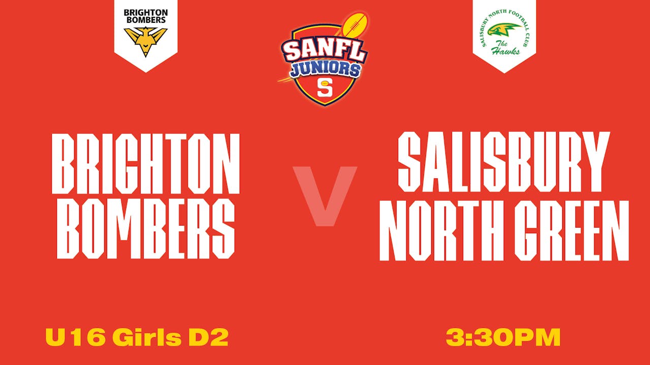 U16G D2 | Brighton Bombers v Salisbury North 2025 