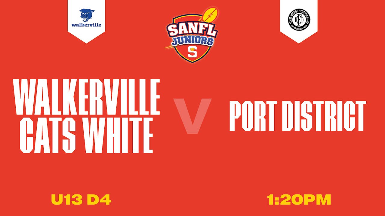 U13 D4 | Walkerville Cats v Port District 2025