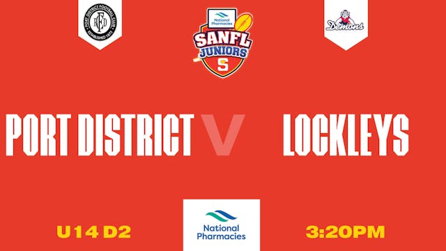 U14D2 | Port District V Lockleys | Maughan Thiem Kia Oval