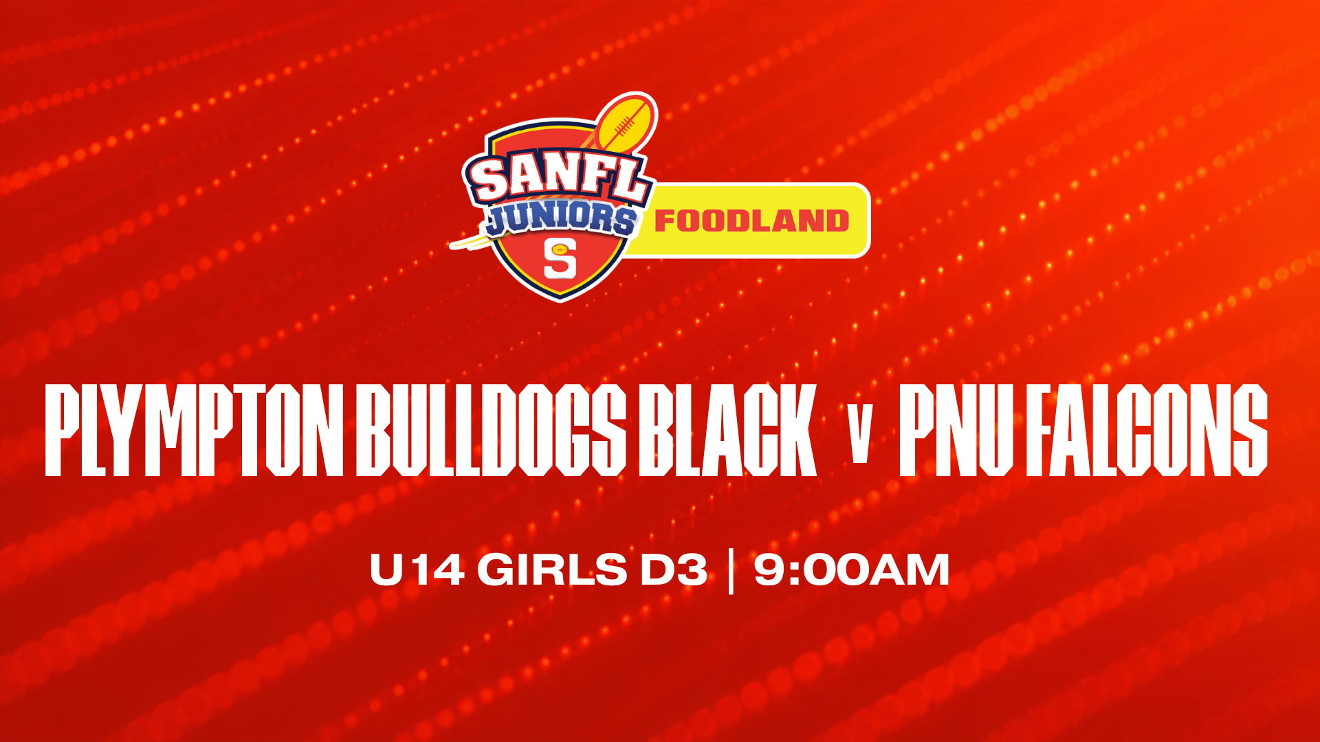 U14 G D3 | Plympton Bulldogs v PNU Falcons 2026