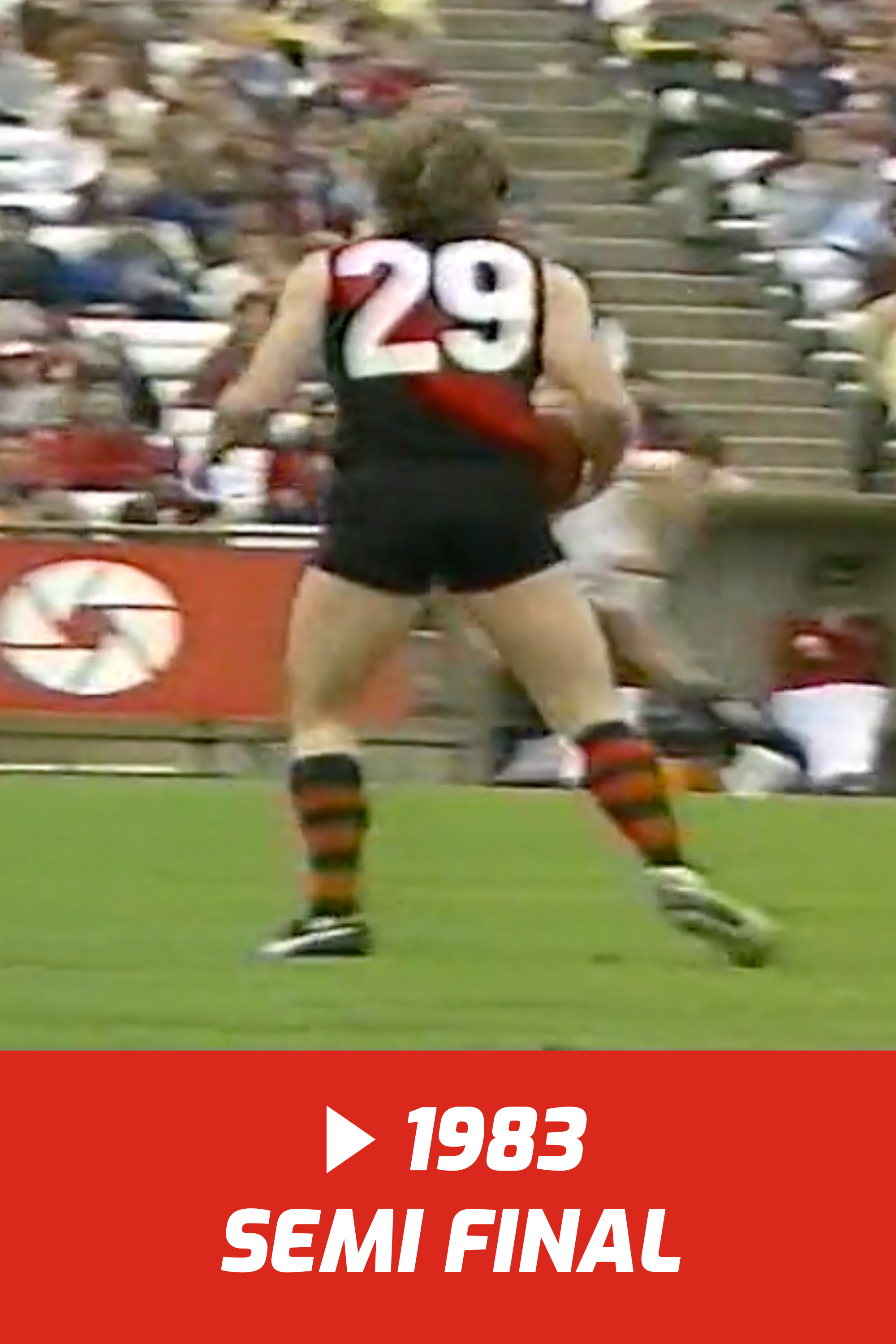 1983 Second Semi Final West 24.16.160 d Norwood 13.8.86