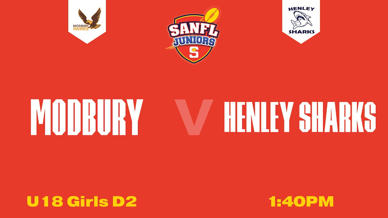 U18 Girls D2 | Modbury v Henley Sharks 2025