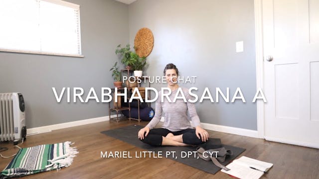 Posture Chat Virabhadrasana A