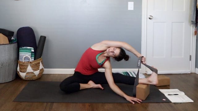 Active Align Yoga Hamstrings + Visvamitrasana 75 min
