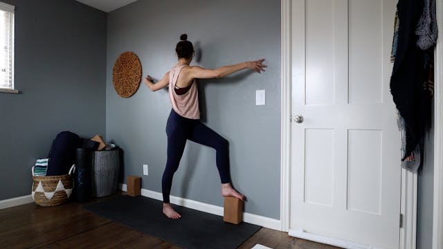Gentle Align Yoga Against the Wall 30 min