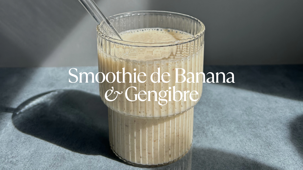 Smoothie de Banana e Gengibre