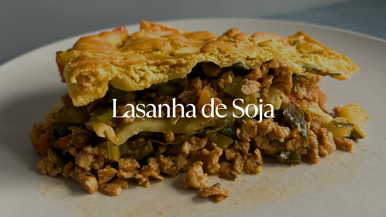 Lasanha de soja