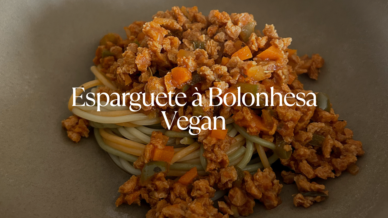 Esparguete à bolonhesa vegan