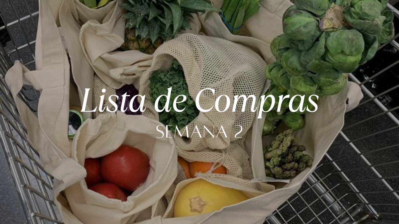 Lista compras semana 2