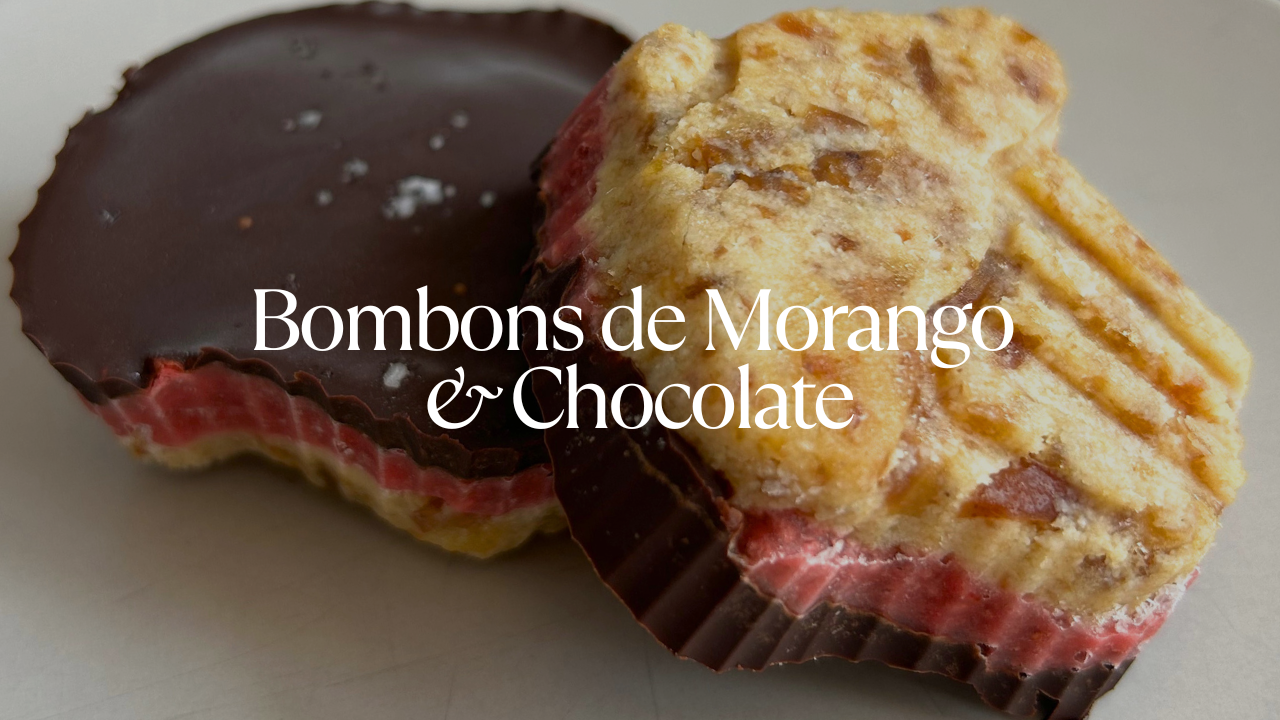 Bombons de Morango e Chocolate