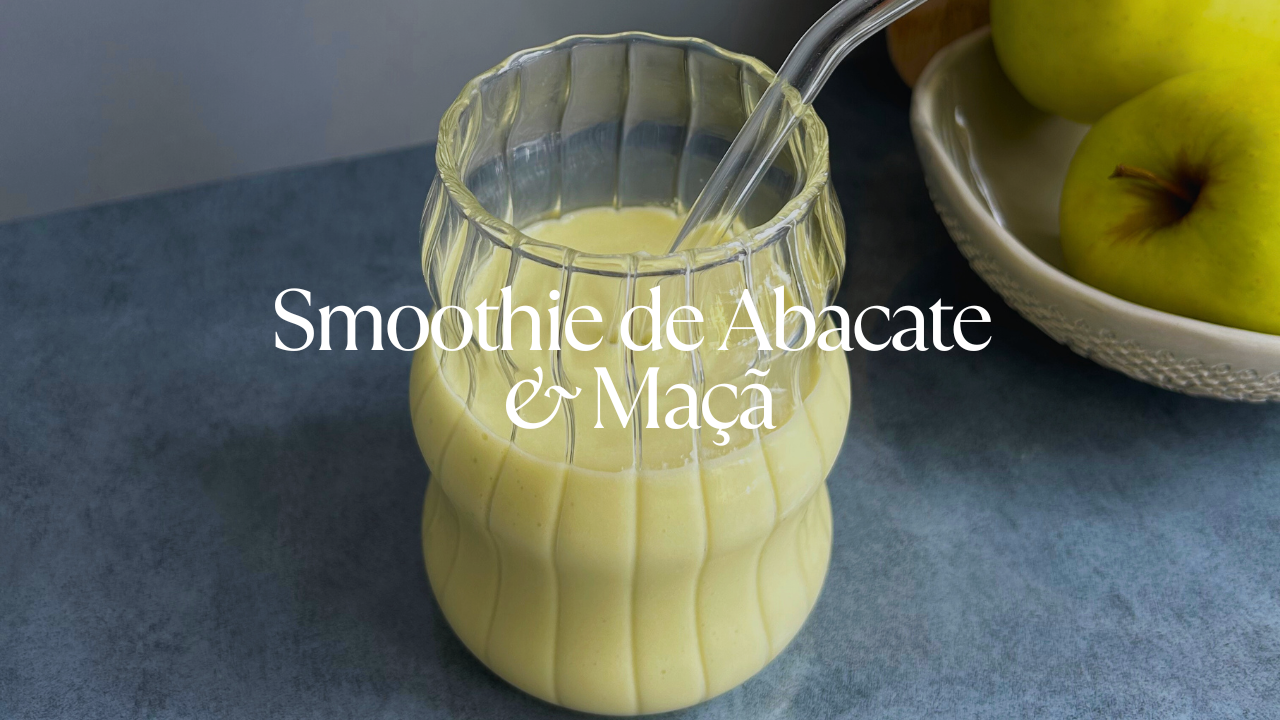 Smoothie de abacate e maça