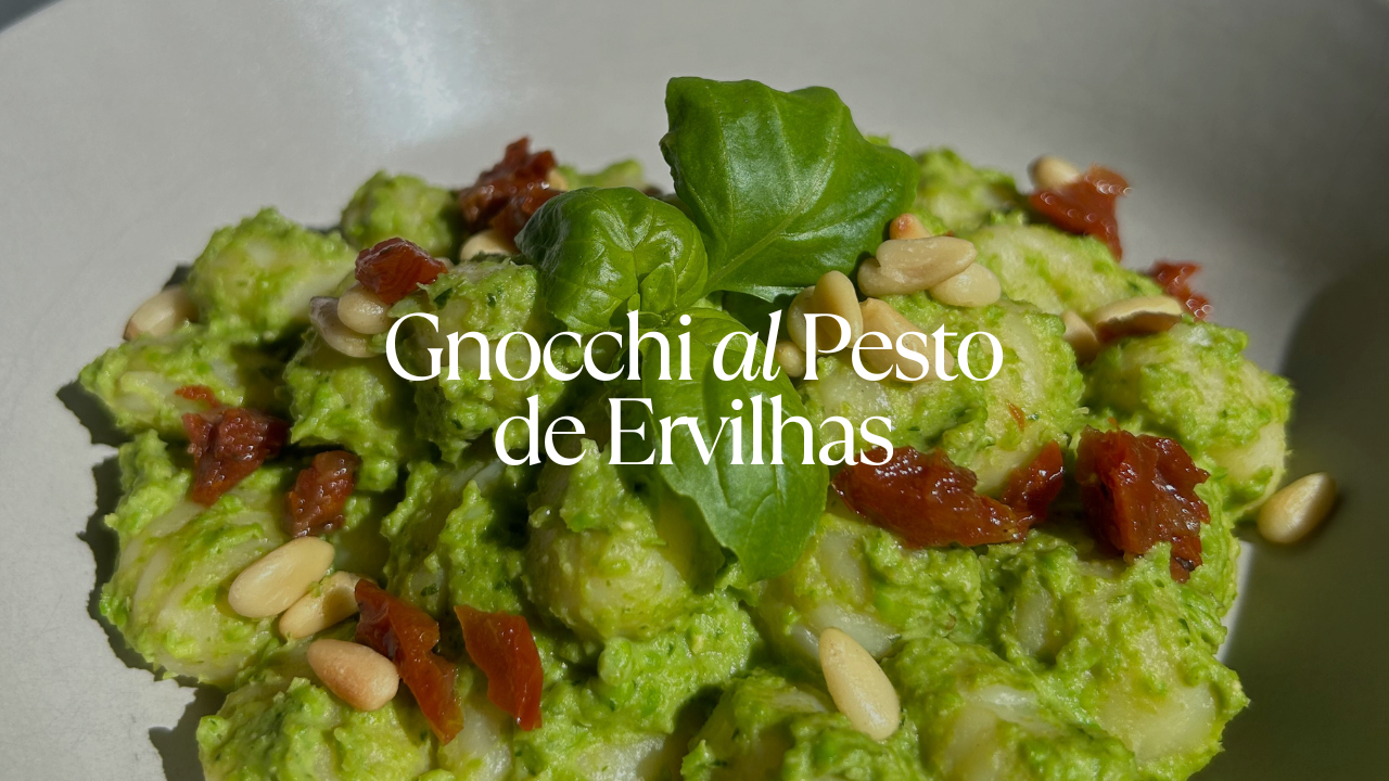 Gnocchi al Pesto de Ervilhas
