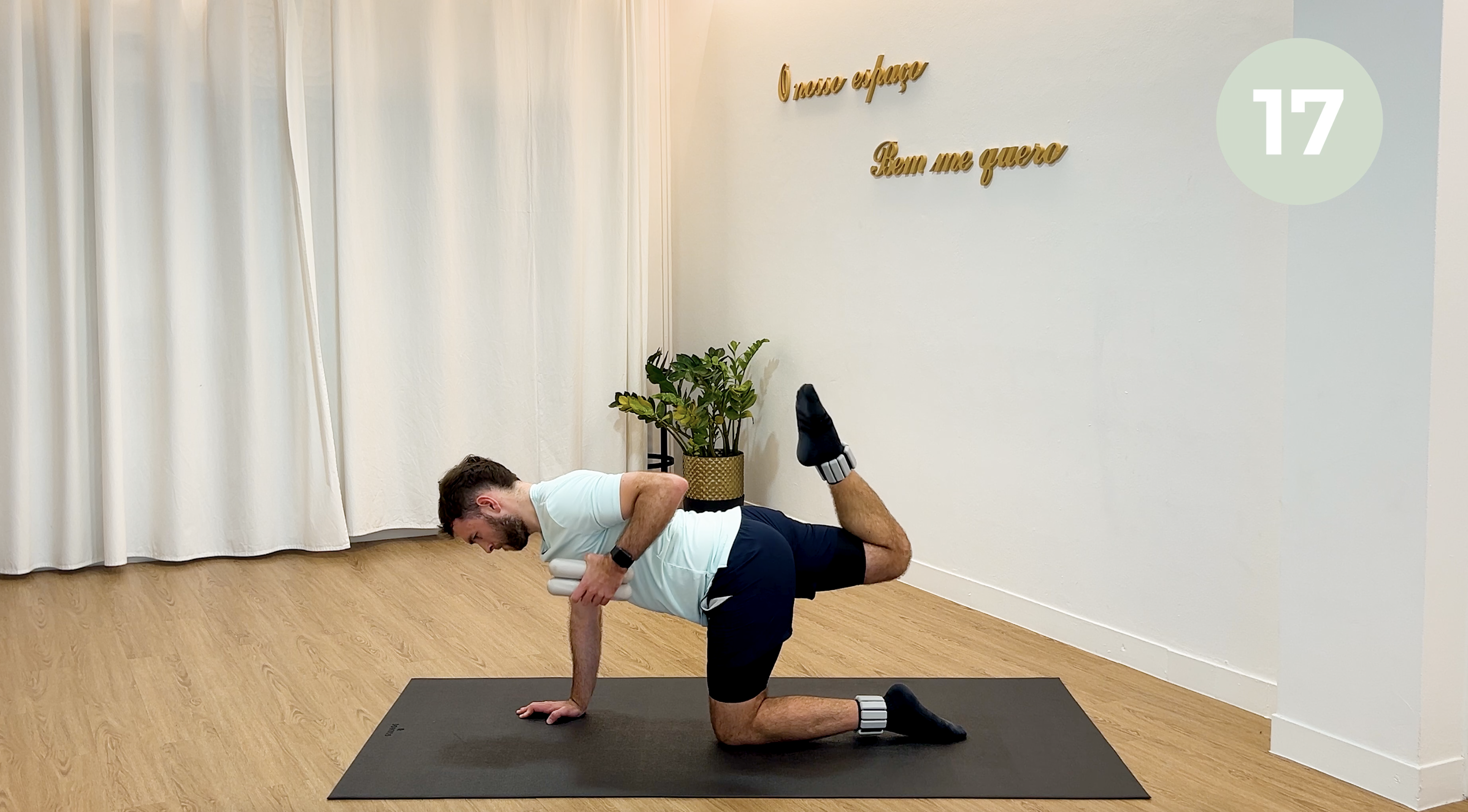 20 MIN POWER PILATES COSTAS, TRICEPS & GLÚTEOS