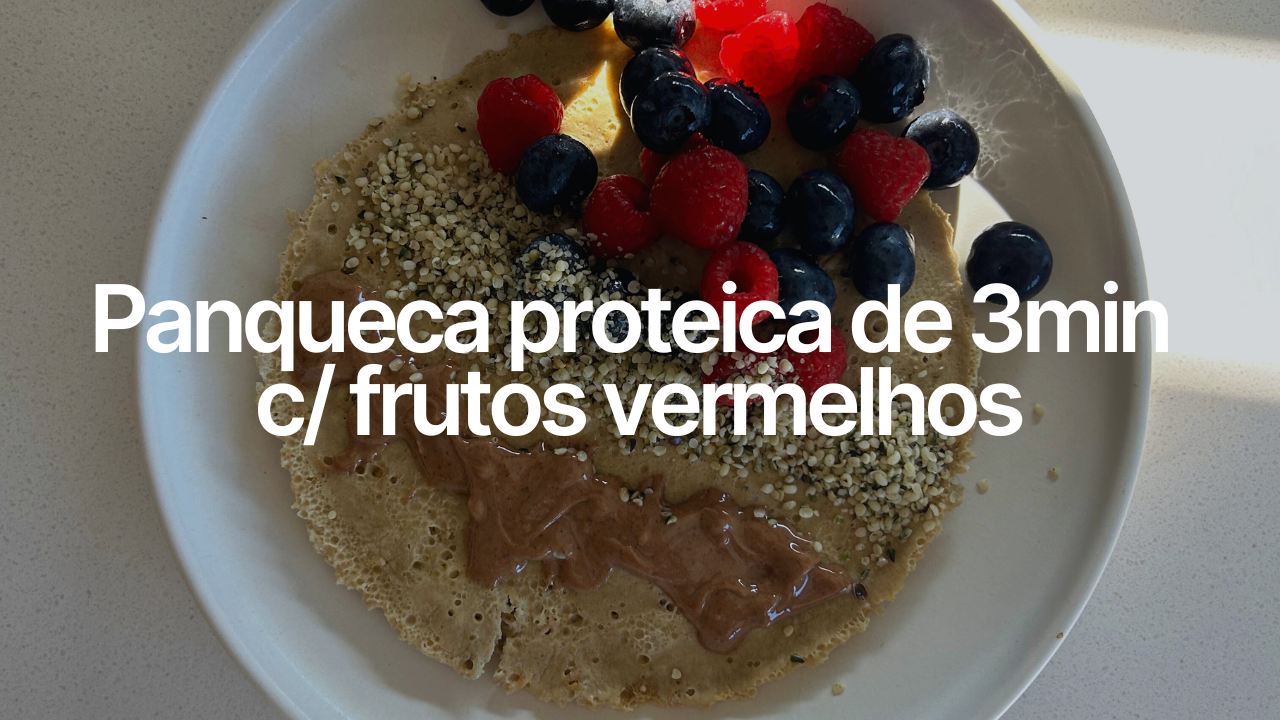 Panqueca Proteica de 3MIN