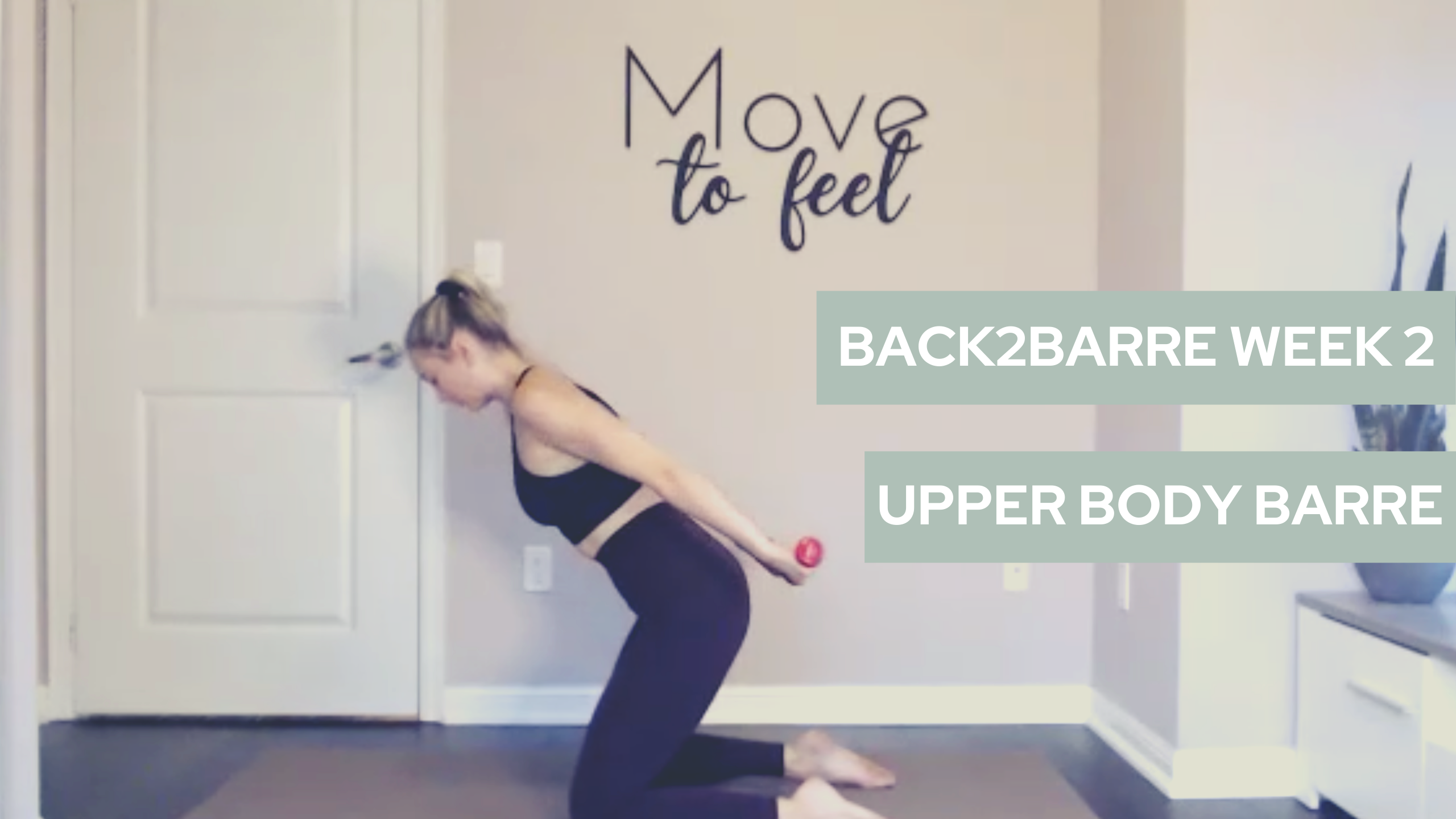 BACK2BARRE Day 10: Upper Body Barre 