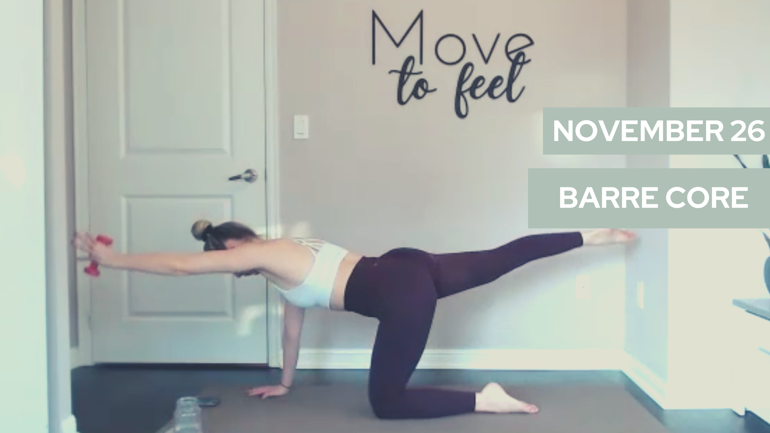 Barre Core (Live-30)- November 26th 2021