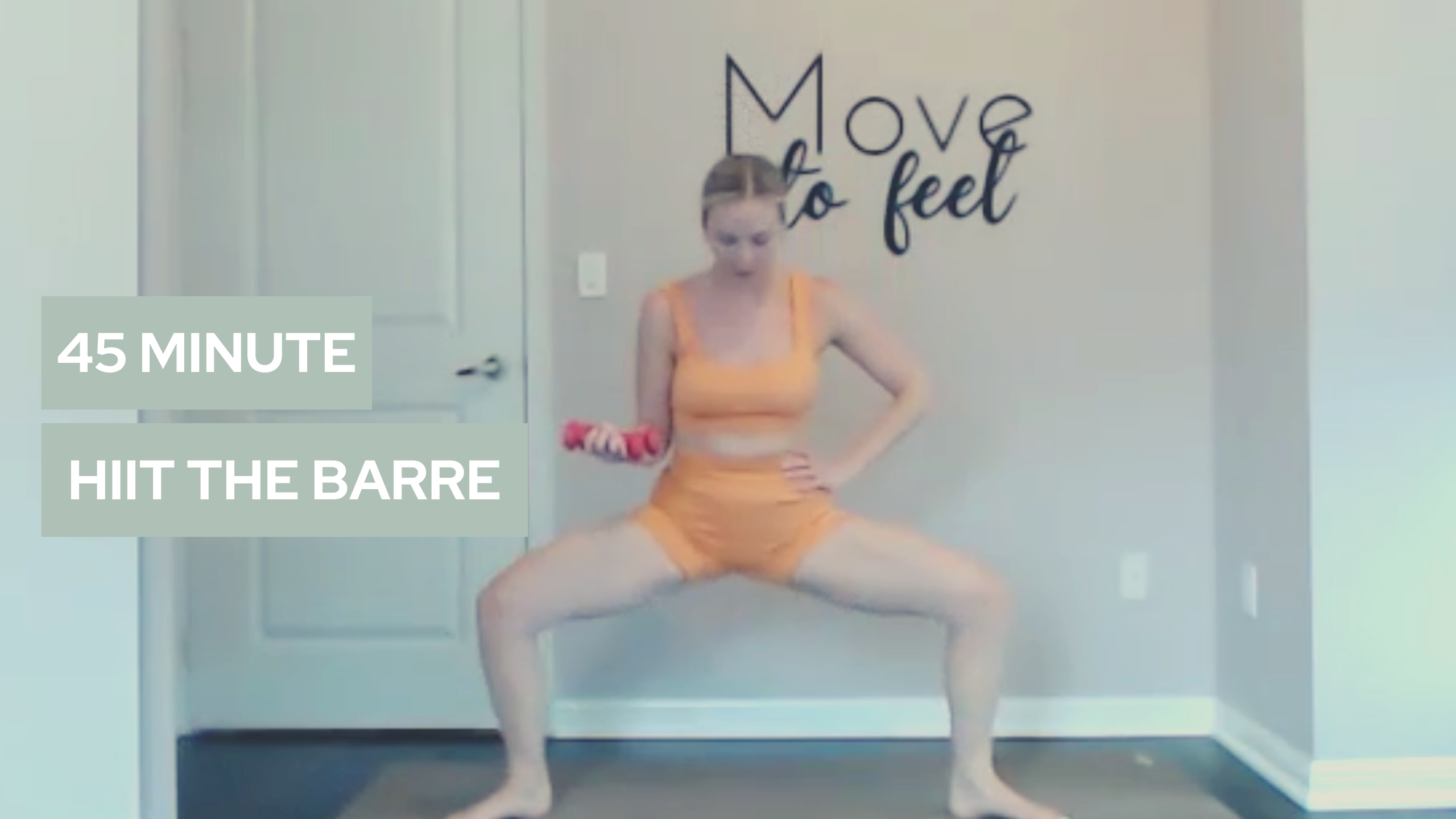 HIIT The Barre (Live-45)- June 6th 2022