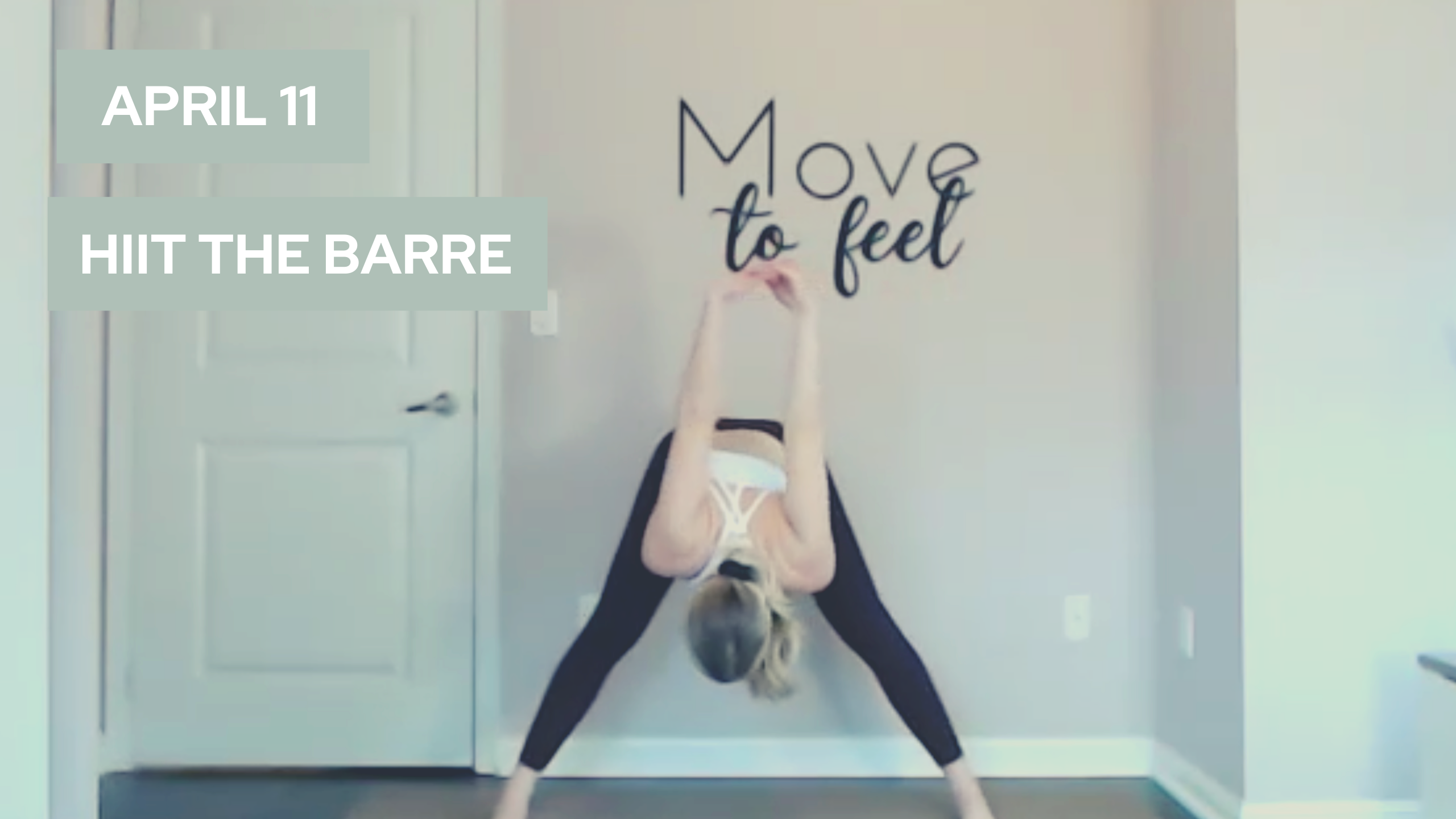 HIIT The Barre (Live-45)- April 11 2022