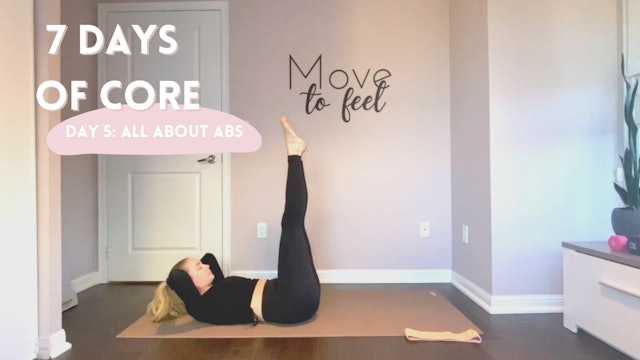 7 Days of Core- Day 5: All About Abs (Beyonce) 