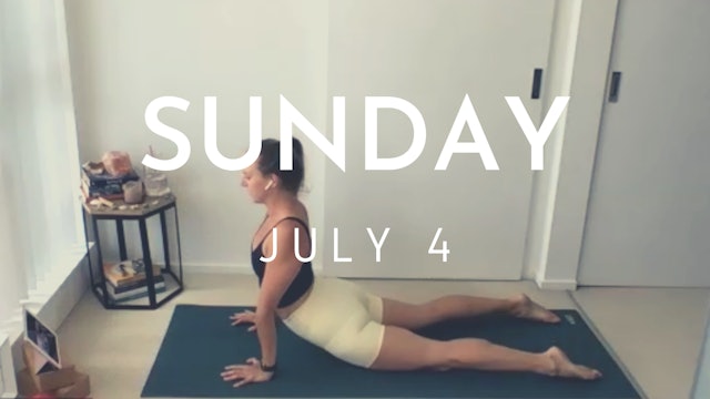 MAT PILATES FLOW with Kaylyn (LIVE-45)- July 4th 2021