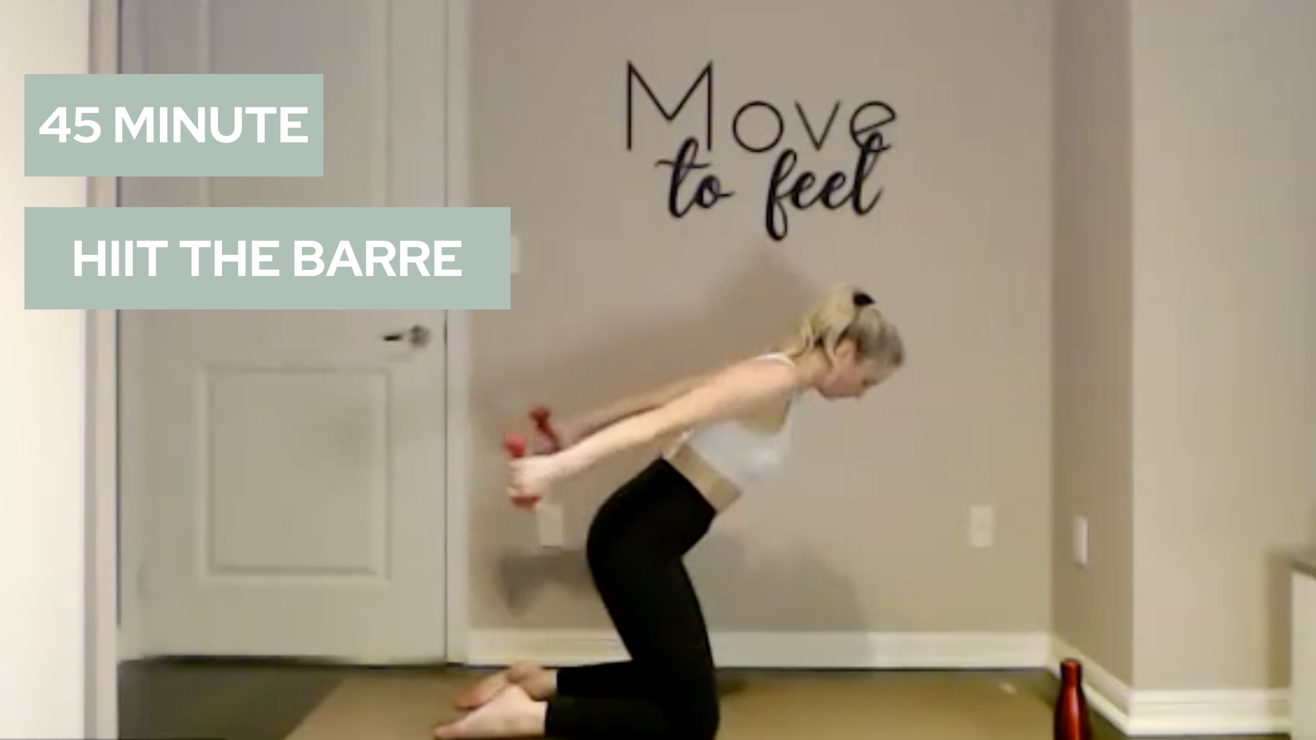 HIIT The Barre (Live-45) - November 14 2021