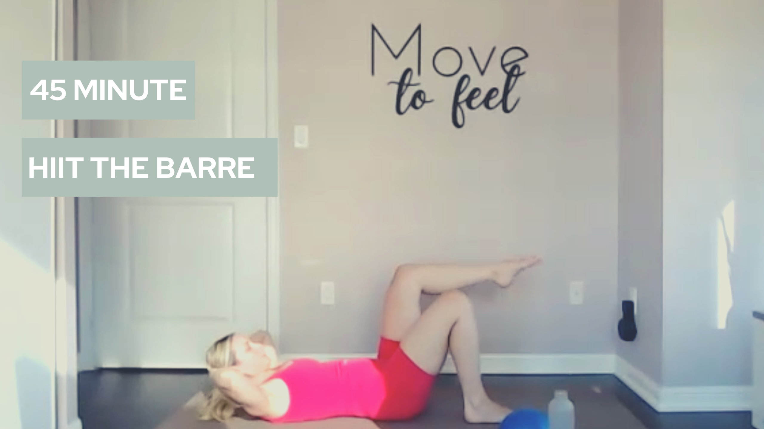 HIIT The Barre (Live-45)- July 18th 2022
