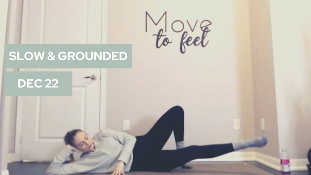 30 Minute Move to Feel Grounded Mat Pilates