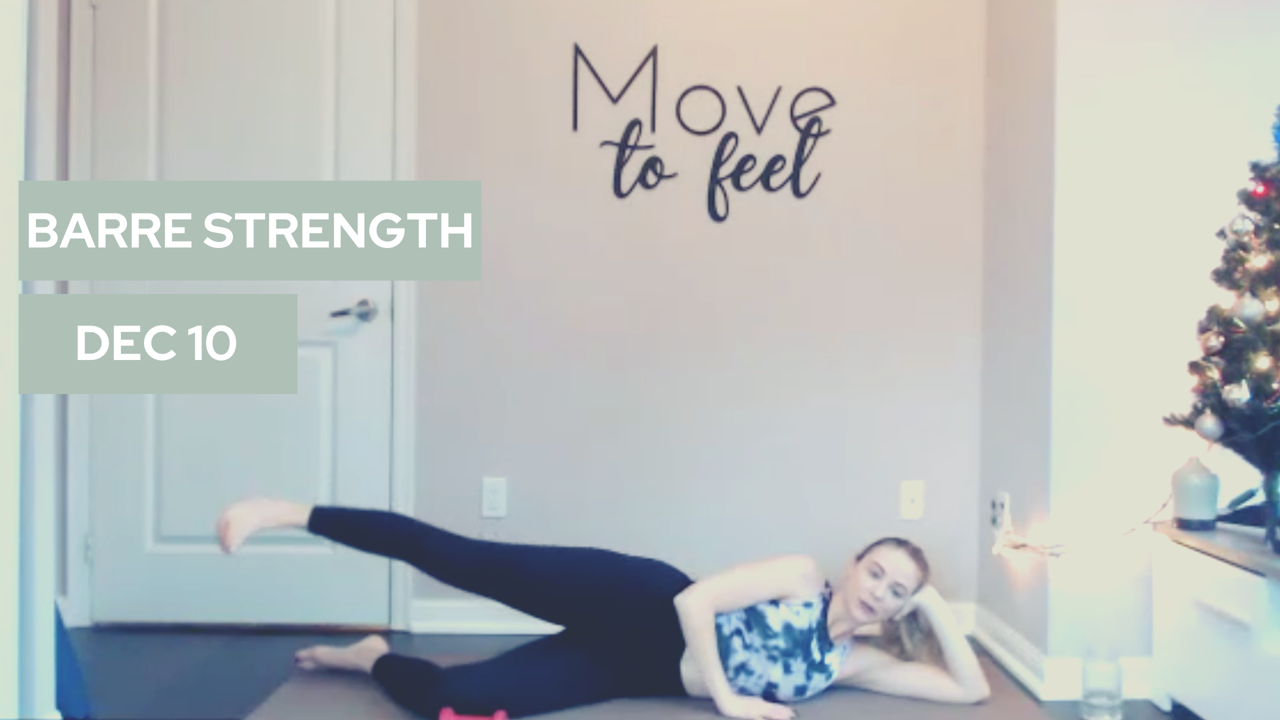 Barre Strength Express (LIVE-30)- December 10th 2021