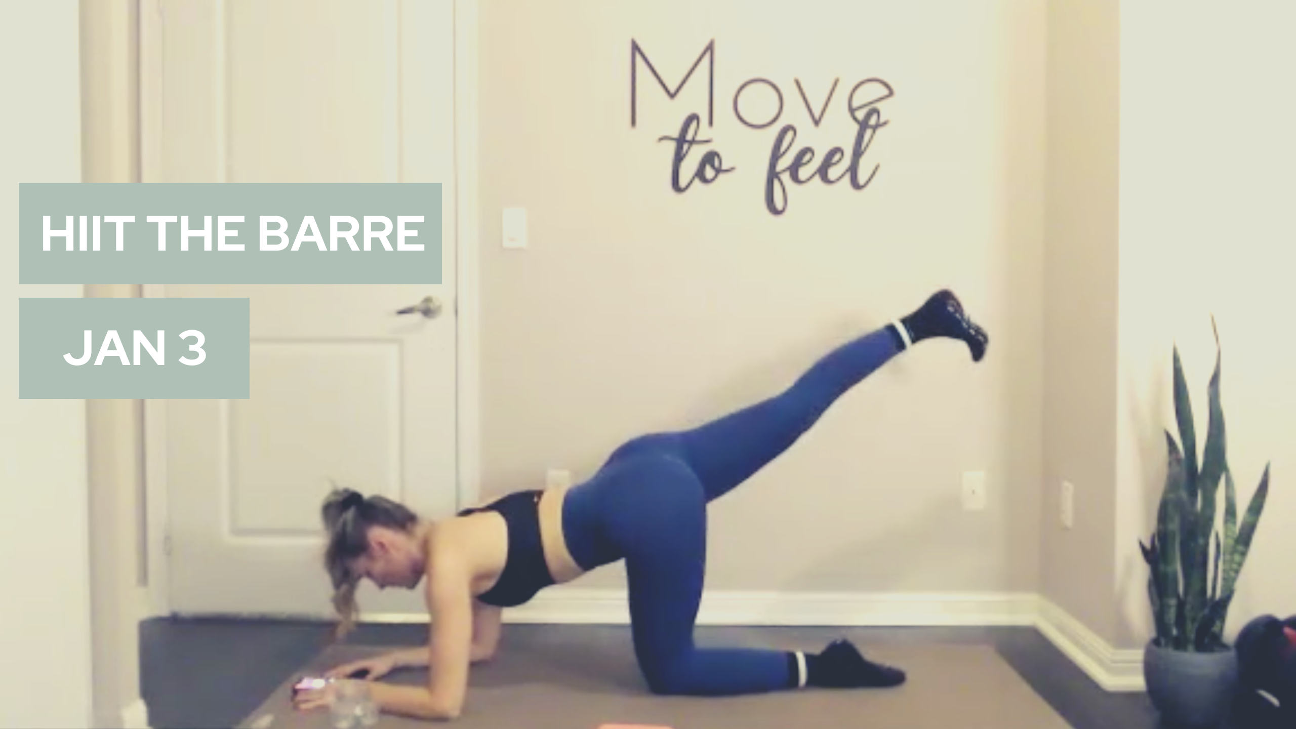 HIIT THE BARRE (Live-45)- January 3rd 2022