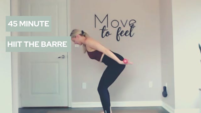 HIIT The Barre (LIVE-45)- June 20 2022