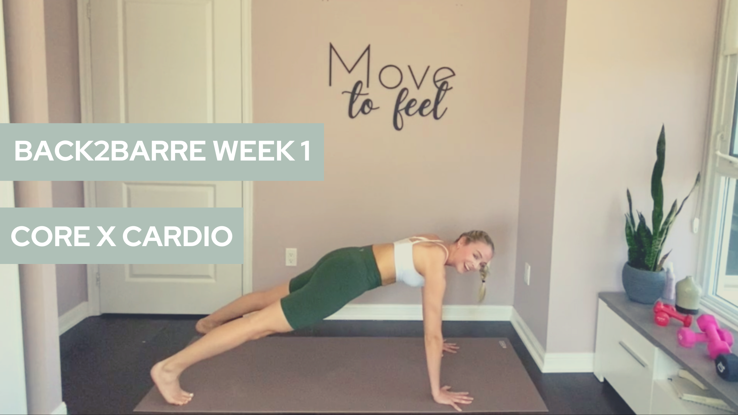 BACK2BARRE Day 6: CORE x CARDIO