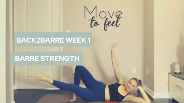 BACK2BARRE Day 3: Barre Strength [LIVE- 45]
