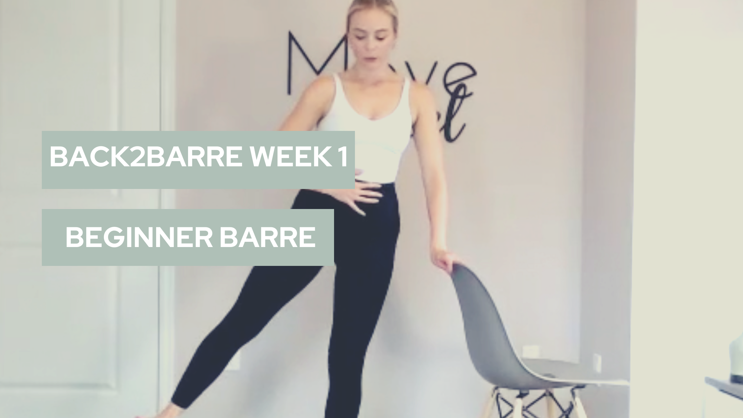 BACK2BARRE Day 1: Beginner Barre & Form Workshop [Live-45]
