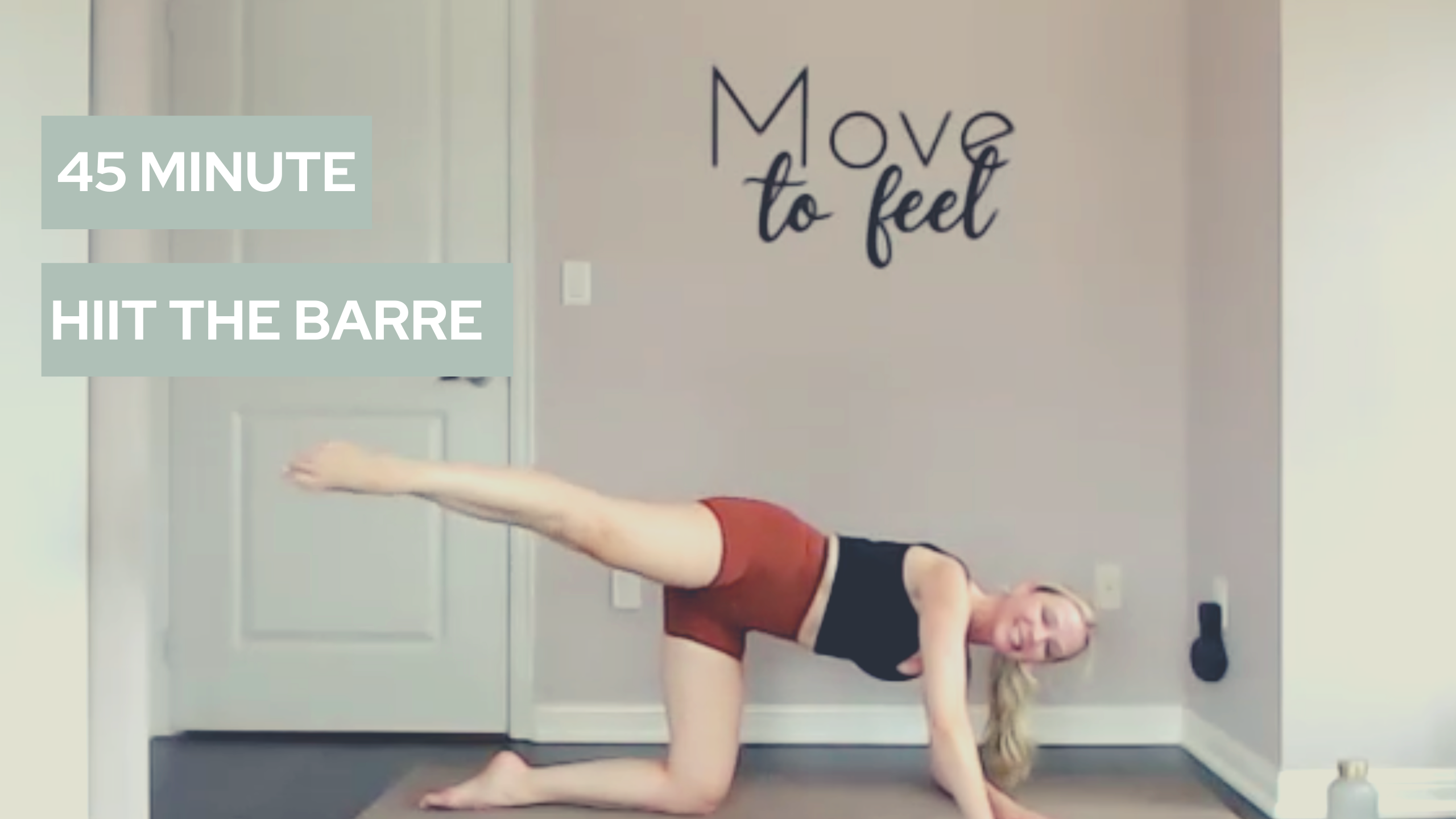 HIIT The Barre (Live-45)- July 4th 2022