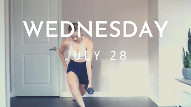 Move For Strength (LIVE-45)- July 28th 2021 Week 4 Challenge