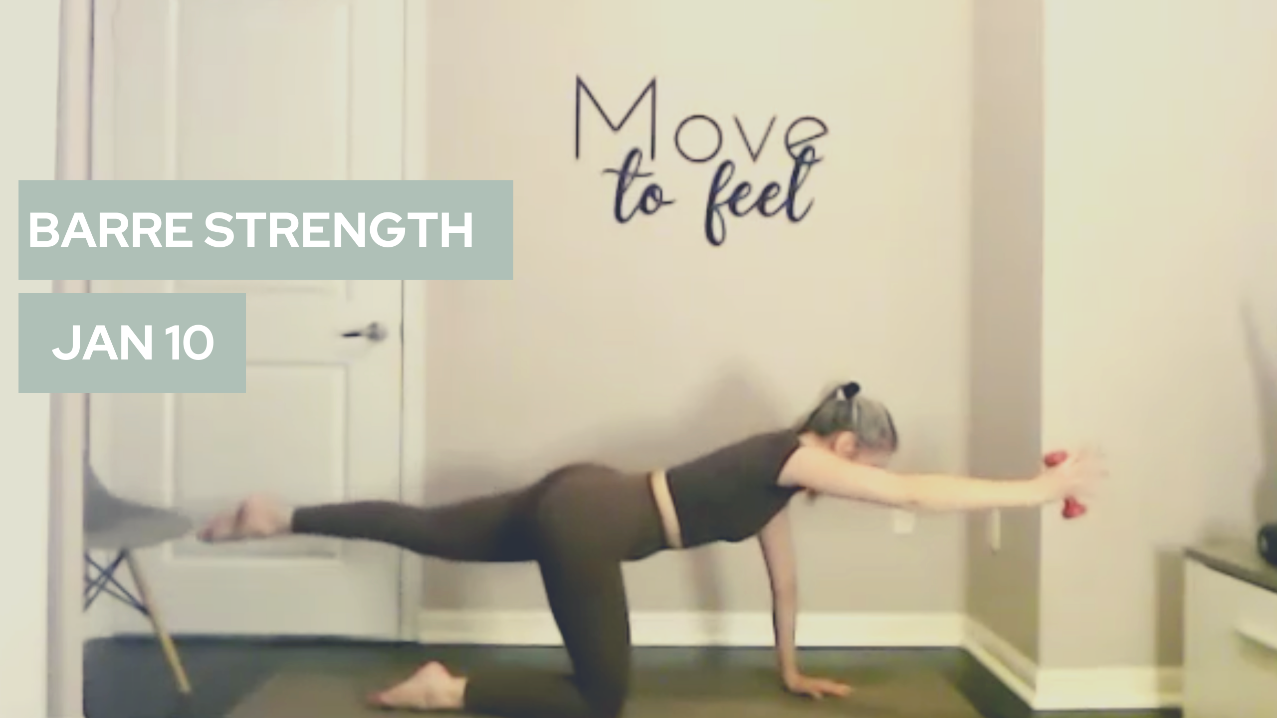 Barre Strength (LIVE-45) - January 10th 2022