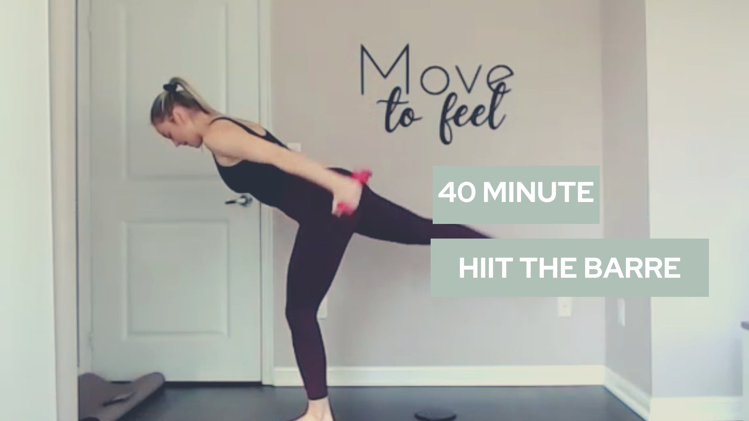 HIIT The Barre (Live-40)- Saturday Oct 8th