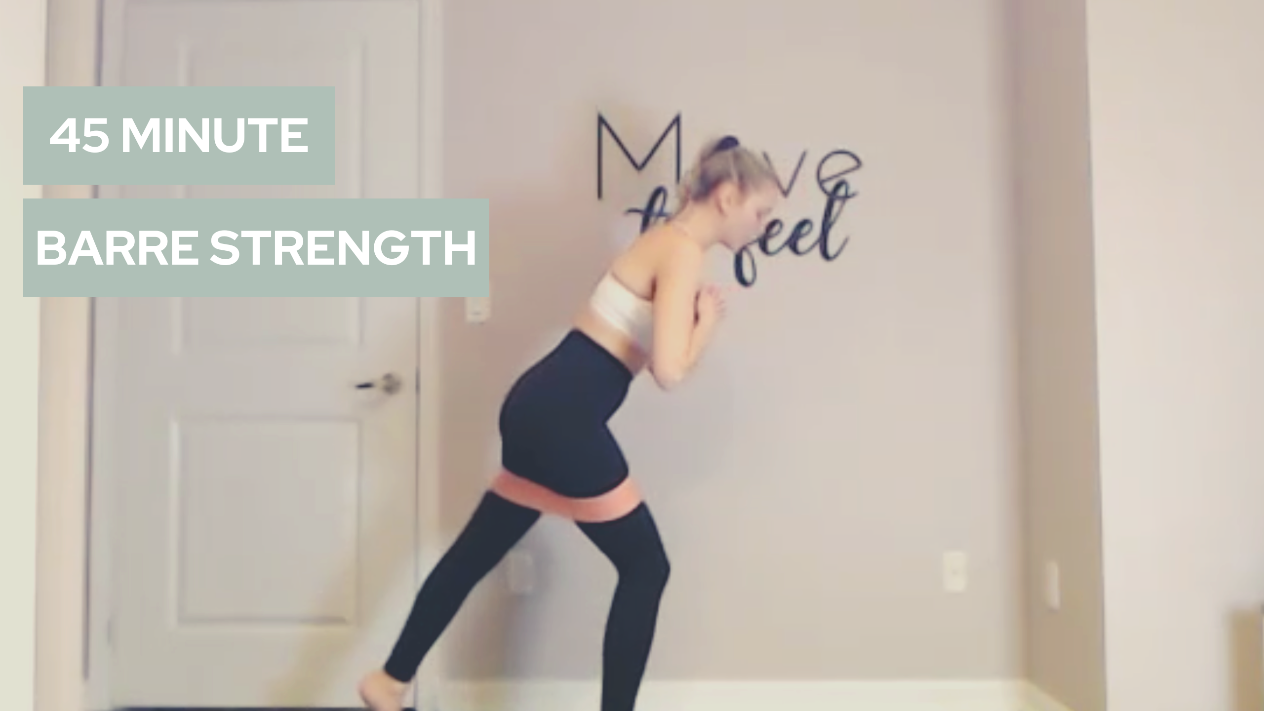 45 Min Full Body Barre Strength