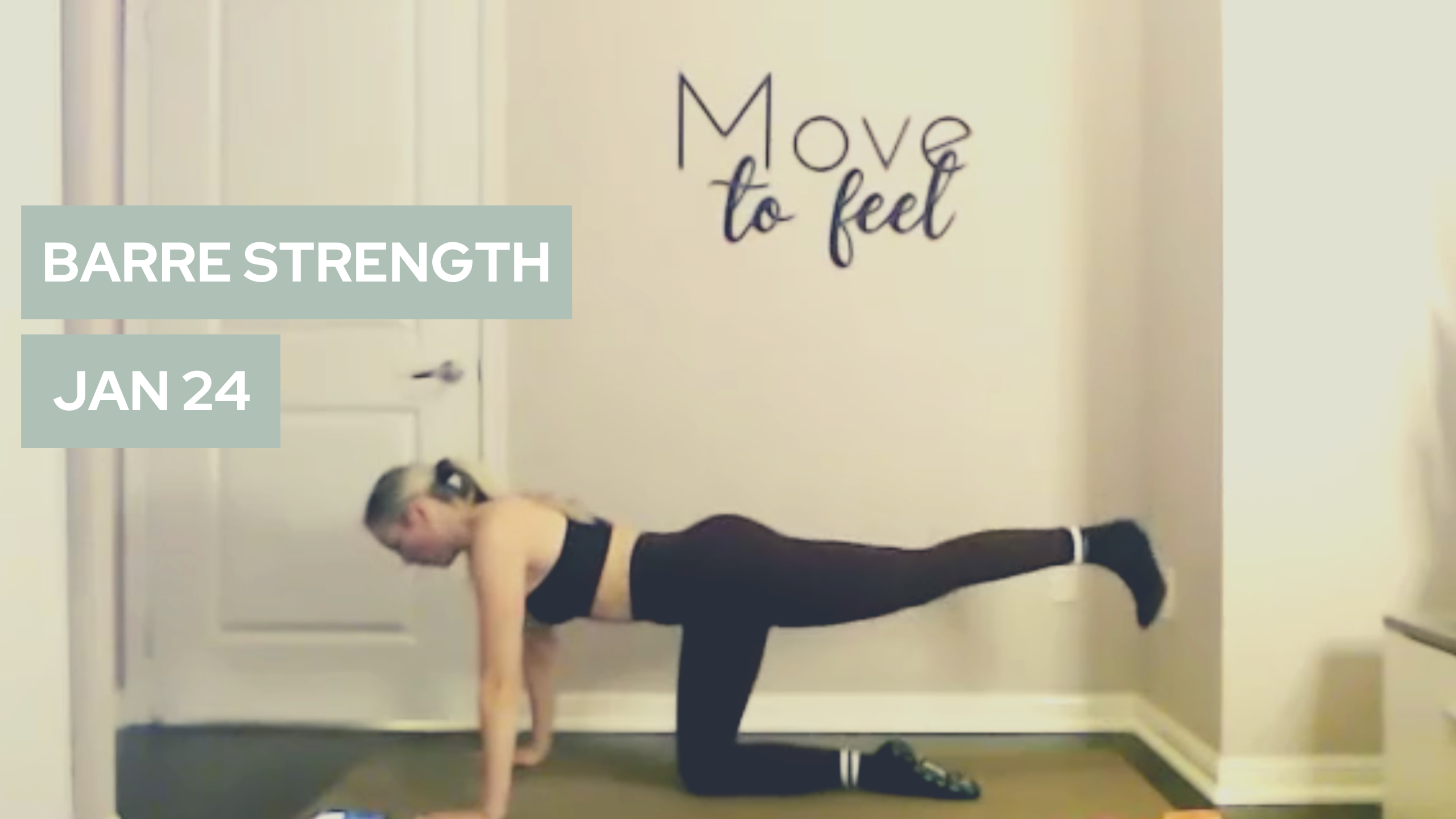 Ariana Grande- Barre Strength (Live-45)- January 24th 2022 