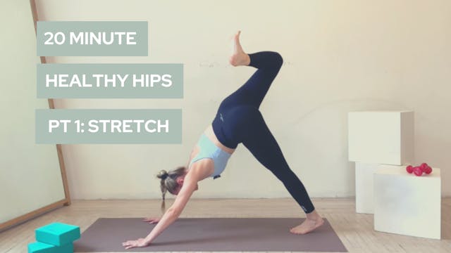 20 Minute Healthy Hips- Part 1, Stret...