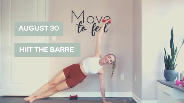 1 year Anniversary - HIIT THE BARRE [...