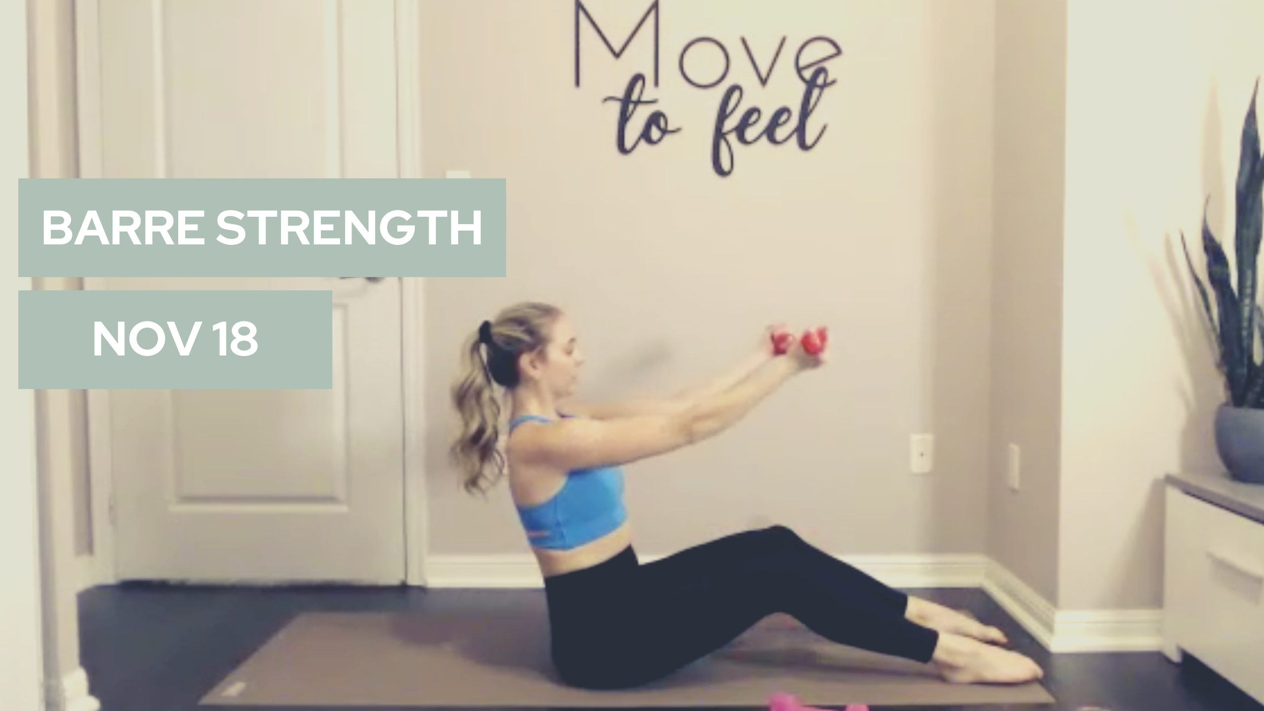 Barre Strength (LIVE-30)- November 18th 2021