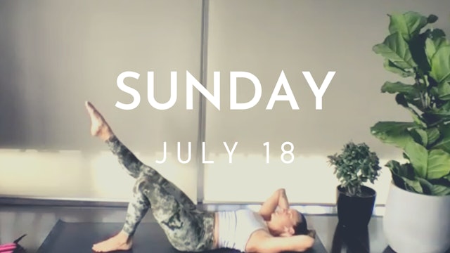 MAT PILATES FLOW with Kaylyn (LIVE-45)- July 18th 2021
