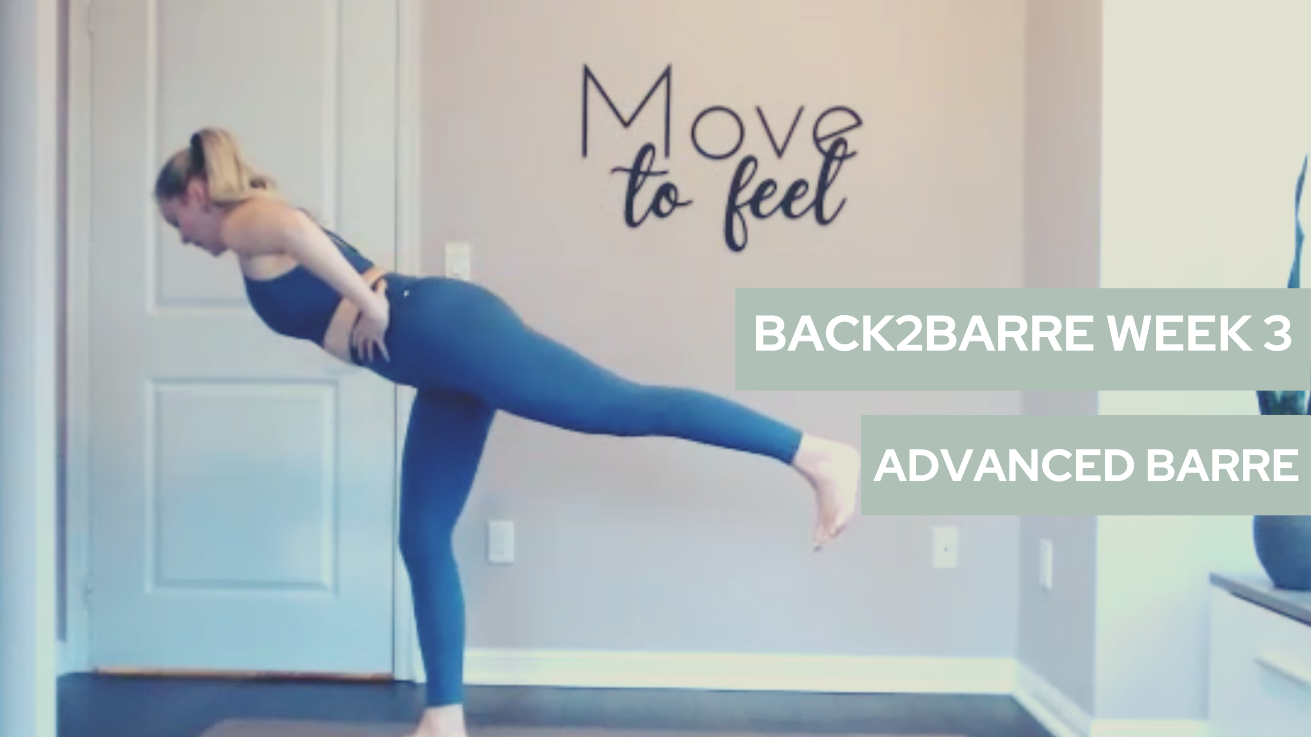 BACK2BARRE Day 21: Advanced Barre [LIVE-60] 