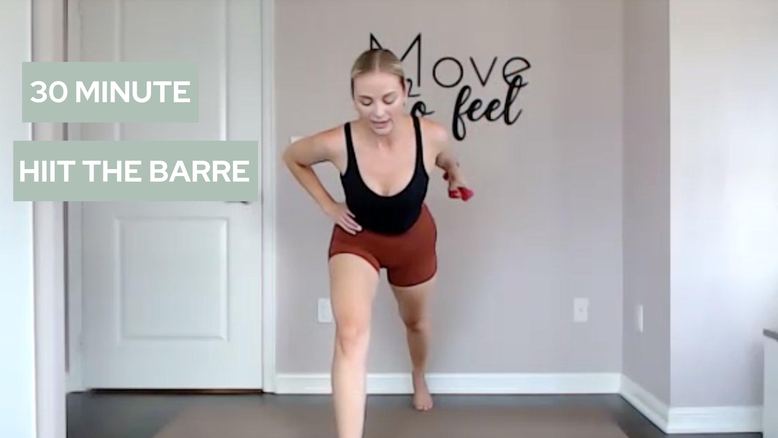 30 Minute Express HIIT The Barre- 2 Year Anniversary Celly- August 29th 2022