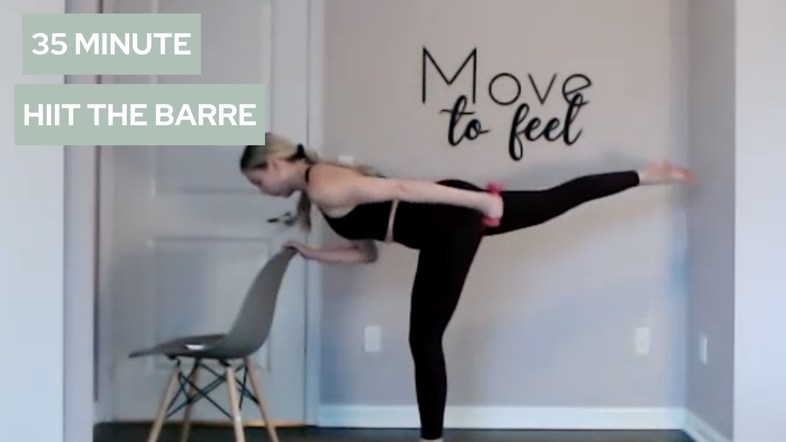 HIIT The Barre (Live- 30)- September 26 2022