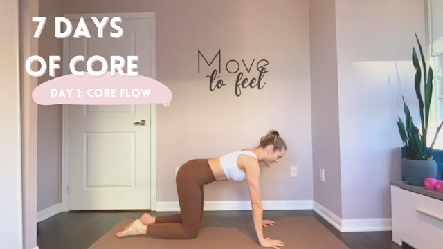 7 Days of Core: Day 1- 20 Minute Core Flow (Midnights Taylor Swift)