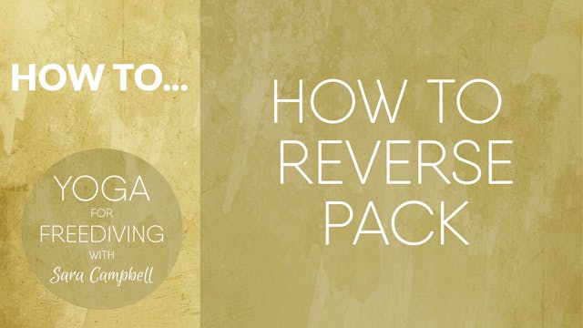 How to Reverse Pack