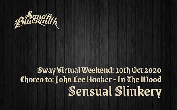 4.1.3 Sensual Slinkery: John Lee Hooker - I'm In The Mood